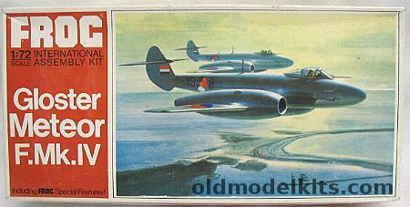 Frog 1/72 Gloster Meteor F.Mk.IV - RAF  No. 263 Sq or Royal Netherlands No.323 Sq, F200 plastic model kit